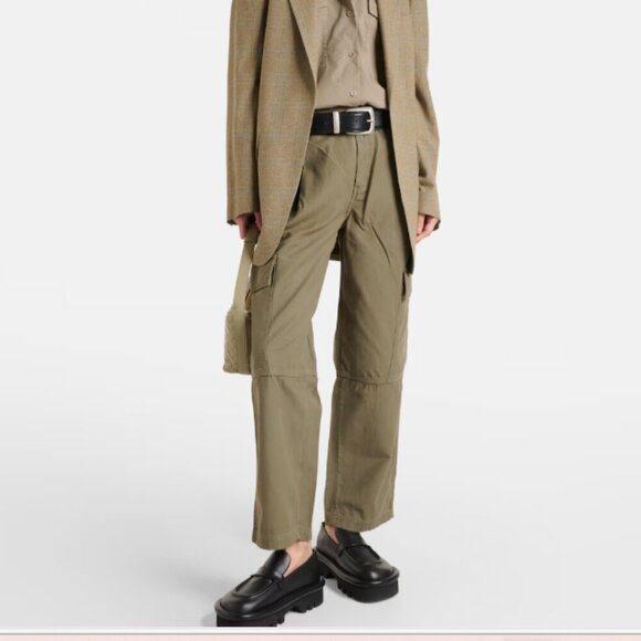 AGOLDE JERICHO CARGO PANTS FATIGUE Wide Leg Cargo Front Pleats & pockets sz 34 - Picture 5 of 12